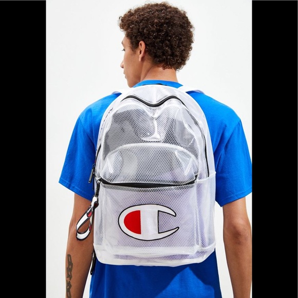 champion supercize clear iridescent backpack